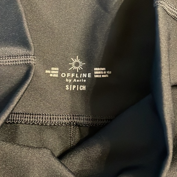 Aerie Offine biker shorts in black size small. - Picture 2 of 3